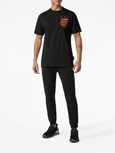 Plein Sport T-shirt met print - Zwart