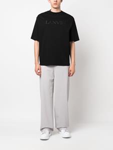 Lanvin logo-appliqué cotton T-shirt - Zwart
