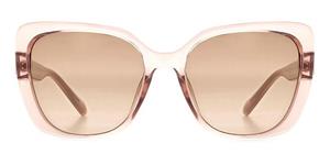 FOSSIL 3143/S | Damen-Sonnenbrille | Eckig | Fassung: Kunststoff Rosa | Glasfarbe: Orange
