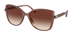 MICHAEL KORS MK2181U | Damen-Sonnenbrille | Butterfly | Fassung: Kunststoff Braun | Glasfarbe: Braun