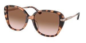 MICHAEL KORS MK2185BU | Damen-Sonnenbrille | Butterfly | Fassung: Kunststoff Havanna | Glasfarbe: Braun