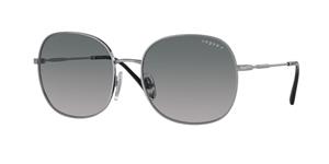 VOGUE VO4272S | Damen-Sonnenbrille | Rund | Fassung: Kunststoff Grau | Glasfarbe: Grau