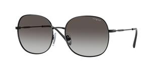 VOGUE VO4272S | Damen-Sonnenbrille | Rund | Fassung: Kunststoff Schwarz | Glasfarbe: Grau