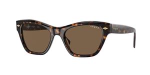 VOGUE VO5445S | Damen-Sonnenbrille | Butterfly | Fassung: Kunststoff Havanna | Glasfarbe: Braun