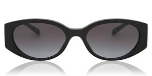 COACH HC8353U | Damen-Sonnenbrille | Butterfly | Fassung: Kunststoff Schwarz | Glasfarbe: Grau