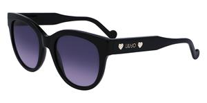 LIU JO LJ772S | Damen-Sonnenbrille | Butterfly | Fassung: Kunststoff Schwarz | Glasfarbe: Grau