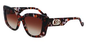 LIU JO LJ776S | Damen-Sonnenbrille | Butterfly | Fassung: Kunststoff Havanna | Glasfarbe: Braun
