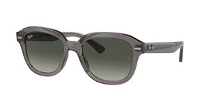 RAY-BAN RB4398 | Unisex-Sonnenbrille | Eckig | Fassung: Mineral Grau | Glasfarbe: Grau