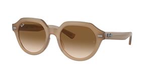 RAY-BAN RB4399 | Unisex-Sonnenbrille | Panto | Fassung: Mineral Braun | Glasfarbe: Braun
