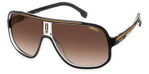 CARRERA 1058/S | Herren-Sonnenbrille | Pilot | Fassung: Kunststoff Schwarz | Glasfarbe: Braun