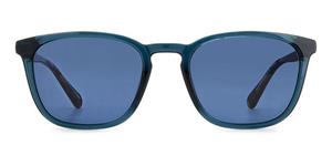 FOSSIL 2127/S | Herren-Sonnenbrille | Eckig | Fassung: Kunststoff Blau | Glasfarbe: Blau