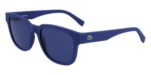 LACOSTE L982S | Unisex-Sonnenbrille | Eckig | Fassung: Kunststoff Blau | Glasfarbe: Blau