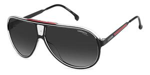 CARRERA 1050/S | Herren-Sonnenbrille | Pilot | Fassung: Kunststoff Schwarz | Glasfarbe: Grau
