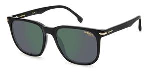 CARRERA 300/S | Unisex-Sonnenbrille | Eckig | Fassung: Kunststoff Schwarz | Glasfarbe: Grau