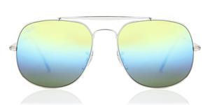 Ray-Ban General RB3561 Heren Zonnebril - Rechthoekig Zilver - Polarized glazen