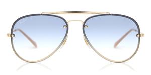 Ray-Ban Blaze Aviator RB3584N Zonnebril - Piloot Goud