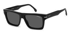 CARRERA 305/S | Unisex-Sonnenbrille | Eckig | Fassung: Kunststoff Schwarz | Glasfarbe: Grau