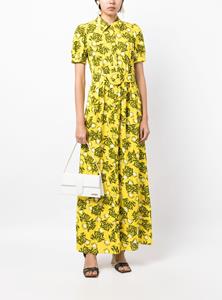 DVF Diane von Furstenberg Maxi-jurk met print - Geel