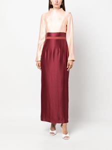 Baruni Sahda detachable-sleeve maxi dress - Rood