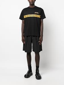 Versace T-shirt met schakelkettingprint - Zwart
