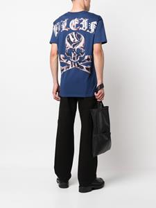 Philipp Plein T-shirt met pailletten - Blauw