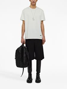 Jil Sander T-shirt met logoplakkaat - Wit