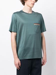 Paul Smith Signature Stripe cotton T-shirt - Groen