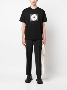 Helmut Lang T-shirt met print - Zwart