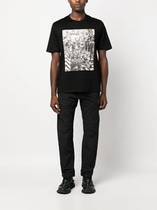 C.P. Company photographic-print cotton-jersey T-shirt - 999 BLACK