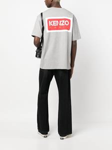 Kenzo logo-patch cotton T-shirt - Grijs