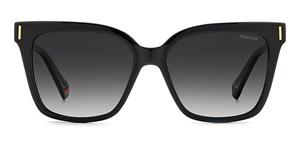 POLAROID PLD 6192/S | Damen-Sonnenbrille | Butterfly | Fassung: Kunststoff Schwarz | Glasfarbe: Grau