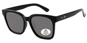 Montana MP72 glanzend zwart grijs gepolariseerde zonnebril