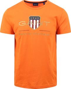 Gant T-shirt Shield Logo Orange