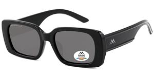 Montana MP76 glanzend zwart grijs gepolariseerde zonnebril