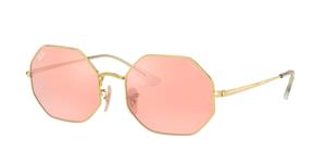 Ray-Ban Octagon 1972 Mirror Evolve RB1972 - Rechthoekig Goud Spiegel glazen