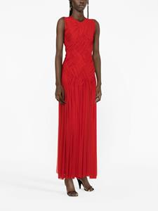 Atu Body Couture Emotional braided maxi dress - Rood