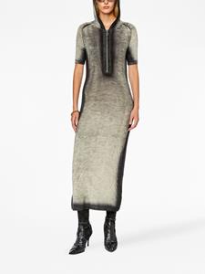 Diesel M-Kea wool maxi dress - Zwart