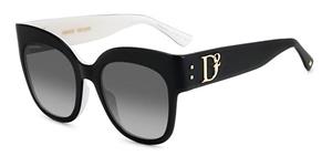 dsquared2eyewear Dsquared2 Eyewear Sonnenbrillen für Frauen D2 0097/S 80S (9O) BLACK WHITE