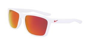 NIKE FORTUNE M FD1805 | Herren-Sonnenbrille | Eckig | Fassung: Kunststoff Weiß | Glasfarbe: Rot