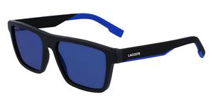 LACOSTE L998S | Herren-Sonnenbrille | Eckig | Fassung: Kunststoff Schwarz | Glasfarbe: Blau