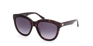 GANT GA8077 | Damen-Sonnenbrille | Butterfly | Fassung: Kunststoff Havanna | Glasfarbe: Grau