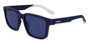 LACOSTE L999S | Herren-Sonnenbrille | Eckig | Fassung: Kunststoff Blau | Glasfarbe: Blau