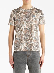ETRO paisley-print cotton T-shirt - Beige