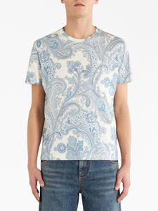 ETRO paisley-print cotton T-shirt - Wit