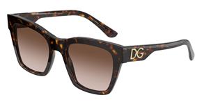 Dolce & Gabbana Sonnenbrillen DG4384F Asian Fit 502/13