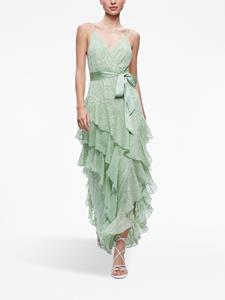 Alice + olivia Broderie anglaise avondjurk - Groen