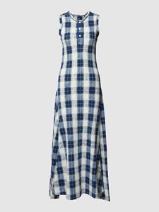 Polo Ralph Lauren Maxi-jurk met ruitmotief, model 'ROWIE'