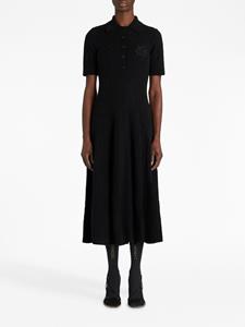 ETRO cable-knit cashmere dress - Zwart