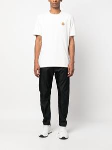 Moncler logo-appliqué cotton T-shirt - Wit