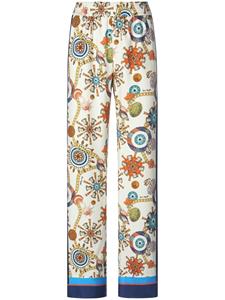 Laura Biagiotti Roma Stoffhose Silk mit modernem Design